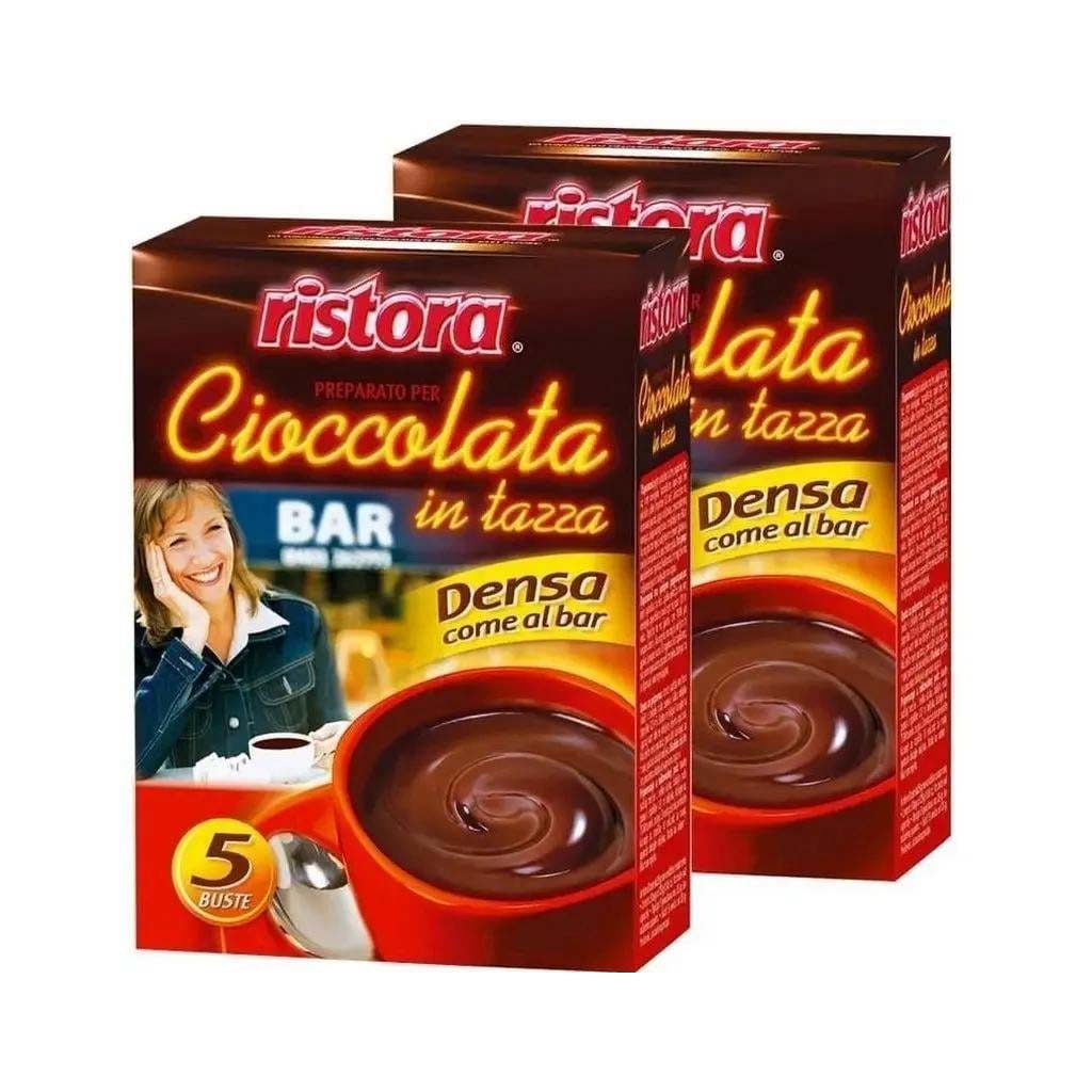 RISTORA Preparado de chocolate denso y cremoso 5x25gr