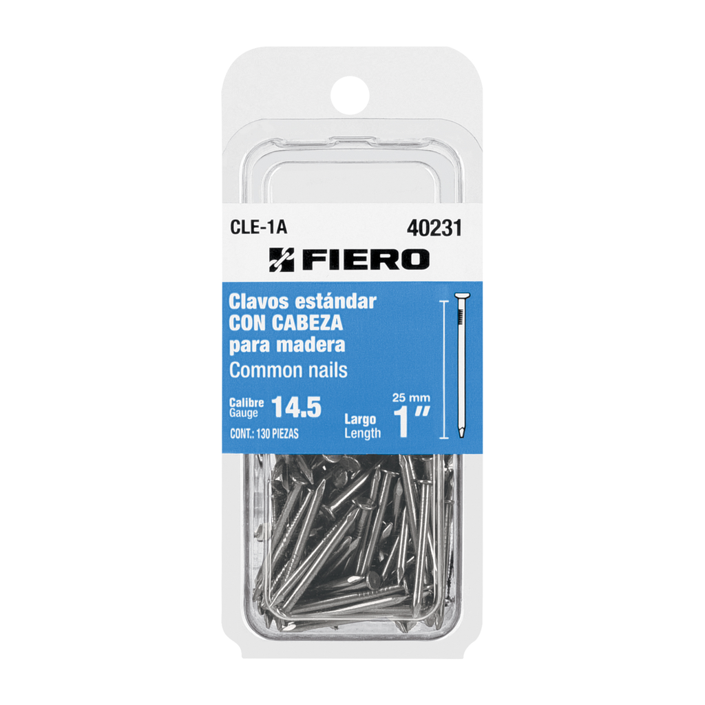 TRUPER Clavos con cabeza para madera, en blíster