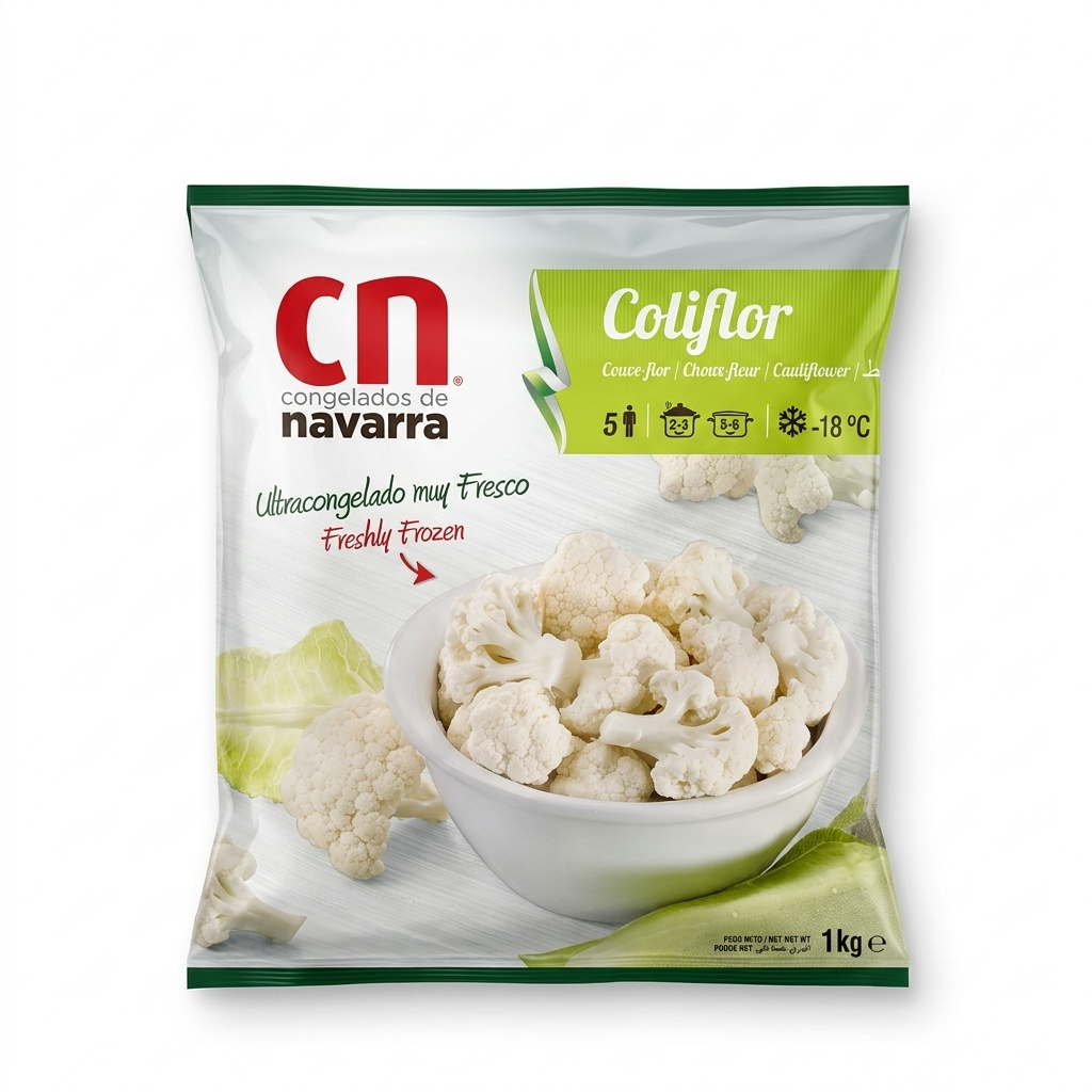 CONGELADOS NAVARRA Coliflor 40/60 1kg