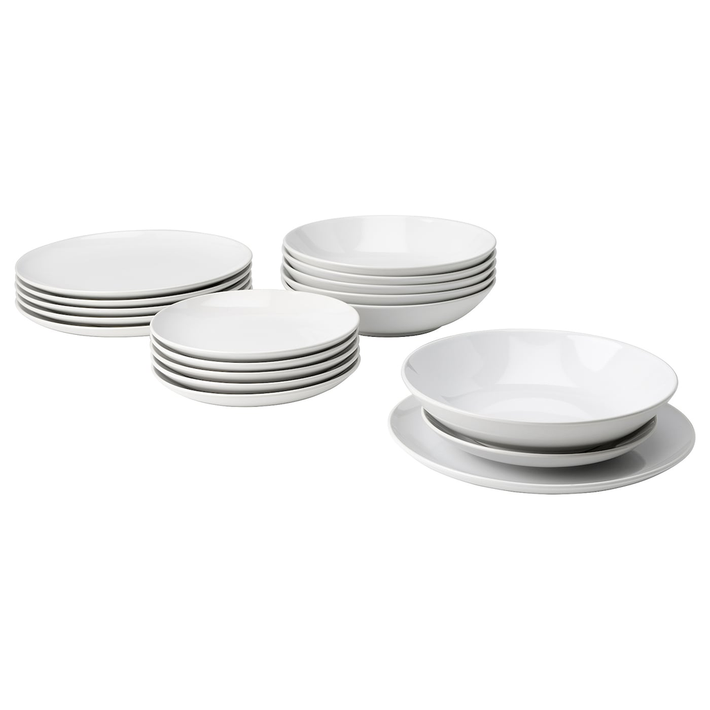 IKEA Vajilla 18 Piezas GODMIDDAG
