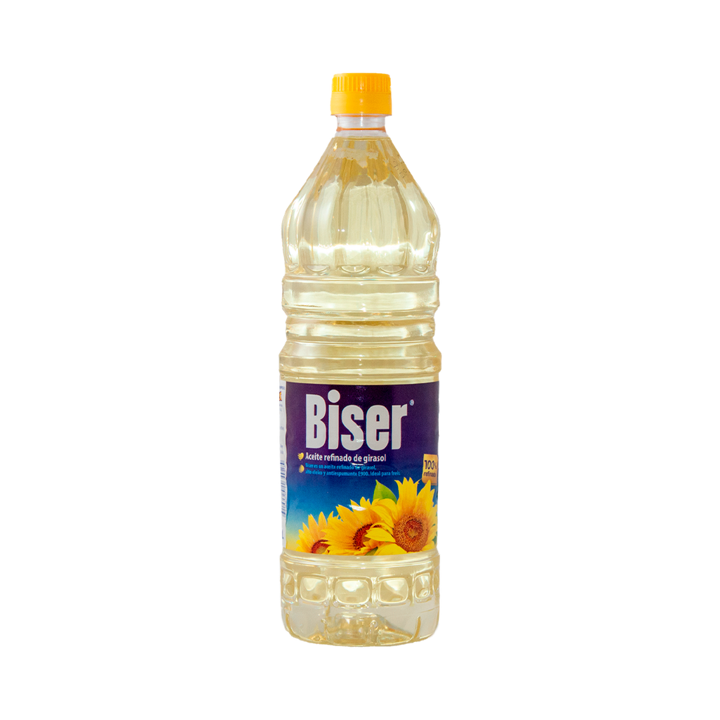 Aceite Vegetal de Girasol BISER (905ml)