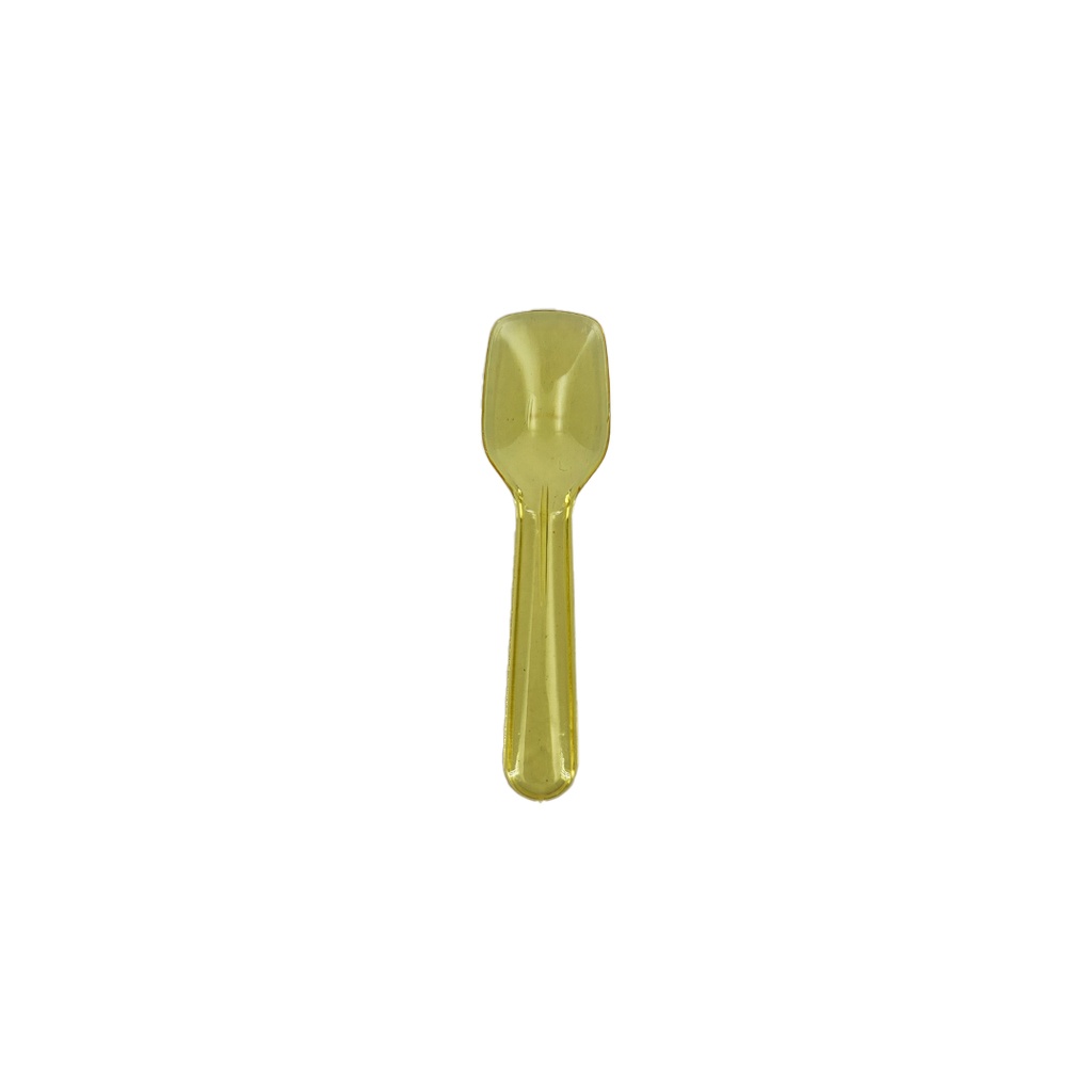 Paleta Plástica P/Helado color Amarillo (200u)