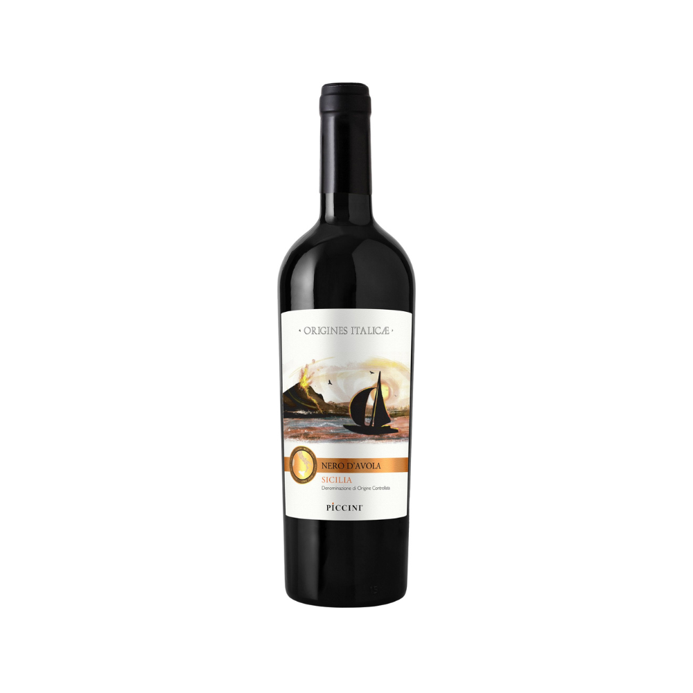 Vino Tinto Origines Italicae Nero D'Avola DOC PICCINI (750ml)