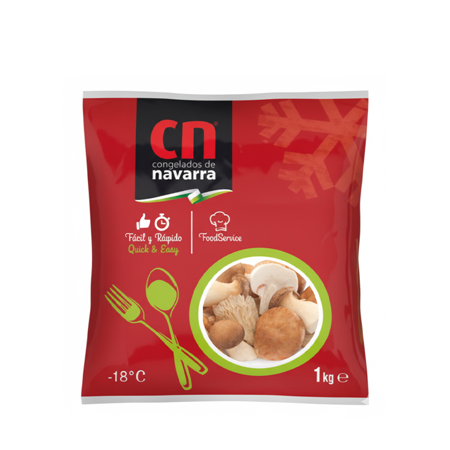 CONGELADOS NAVARRA Mixto de setas y champiñones 1kg