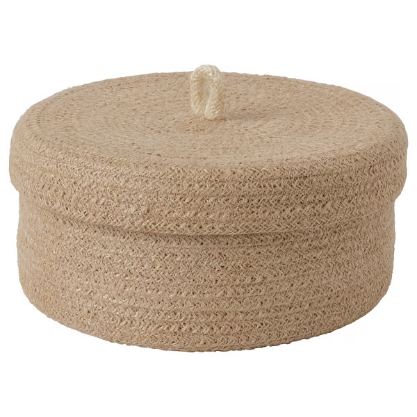 IKEA LJUNGAN Cesta con tapa 20x10cm
