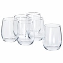 IKEA Vaso Vidrio Incoloro (37cl)/6ud STORSINT
