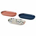 IKEA Set de Fuentes de Servir (20x11cm)/3ud RÖDSNULTRA