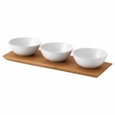 IKEA Bandeja C/3 Cuencos TYNGDLÖS