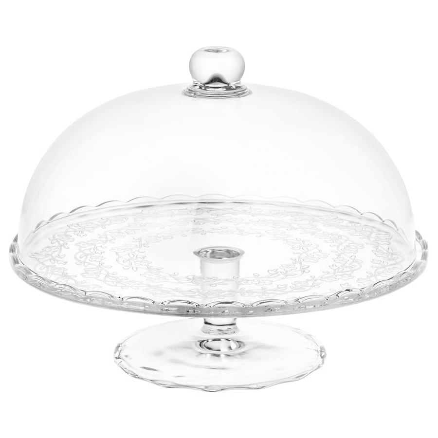 IKEA Plato Sobre Soporte C/Tapa (29cm) ARV BRÖLLOP