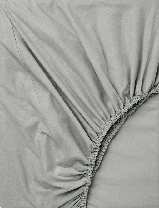 IKEA DVALA Sábana bajera tono gris claro 160x200cm