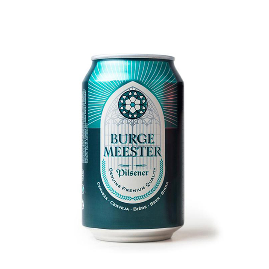 BURGEMEESTER Cerveza pilsener 4,8% de alcohol 330ml