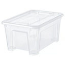 IKEA Caja C/Tapa Transparente SAMLA /5l (28x19x14cm)