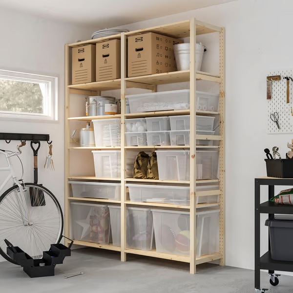 Caja, transparente SAMLA