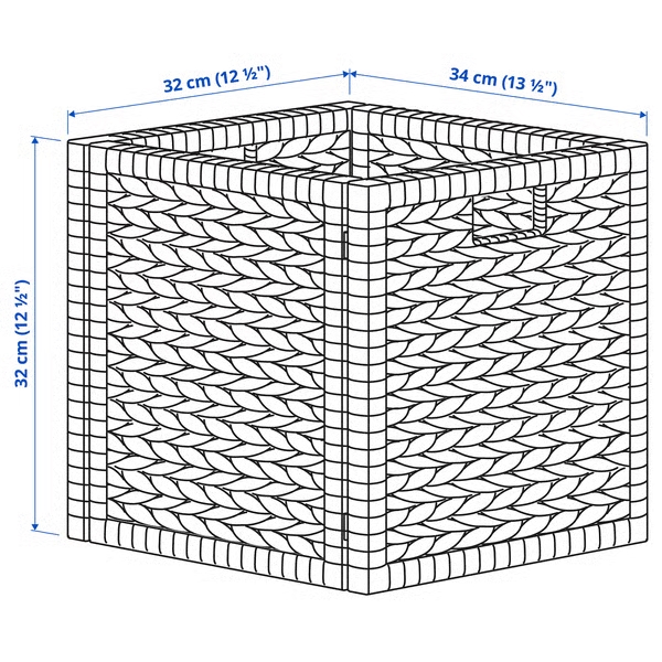 Cesta, a mano jacinto de agua, LABBSAL