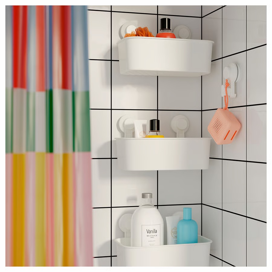 Cesto con ventosa TISKEN