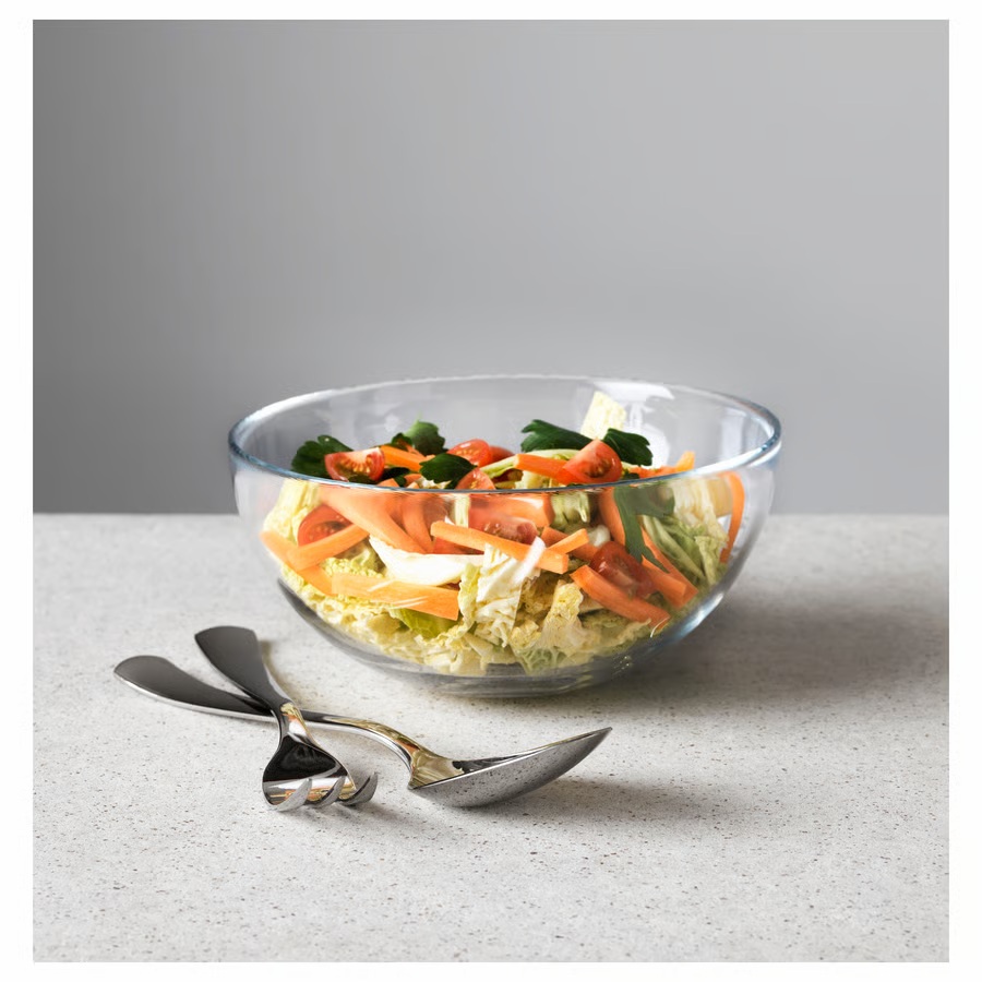 IKEA Bol /ensaladera, vidrio, 20cm BLANDA