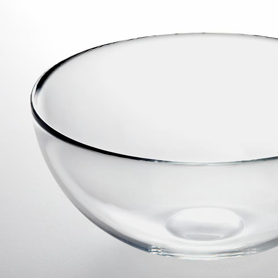 IKEA Bol /ensaladera, vidrio, 20cm BLANDA