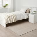 IKEA Alfombra, natural/negro, 120x180cm TIPHEDE