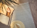 IKEA Alfombra, natural/negro, 120x180cm TIPHEDE