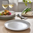 IKEA Vajilla 18 piezas, mate gris claro  FÄRGKLAR