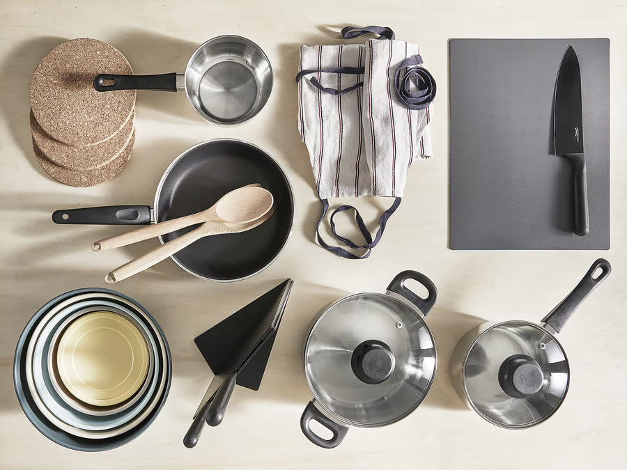 IKEA Batería de cocina 5 piezas ANNONS