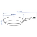 IKEA Sartén, revestimiento antiadherente (24cm) TAGGHAJ