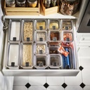 IKEA Bote C/Tapa, juego de 6  KORALLVIPPA