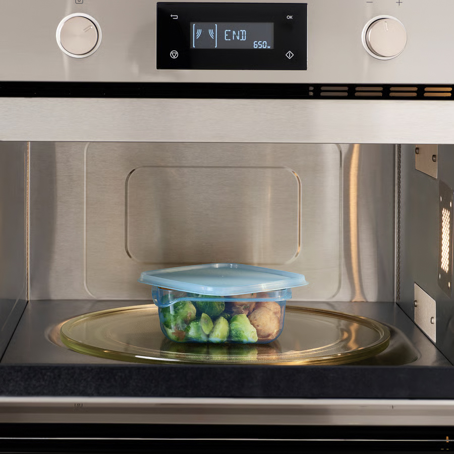 IKEA Recipiente de almacenamiento C/Tapa 3 unidad (0,6L) PRUTA