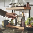 IKEA Mini estante para encimera (38x13x28cm) NÅLBLECKA