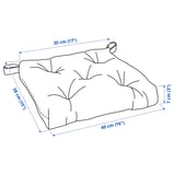 IKEA Cojín P/Silla (40/35x38x7cm) MALINDA