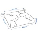 IKEA Cojín P/Silla (40/35x38x7cm) MALINDA