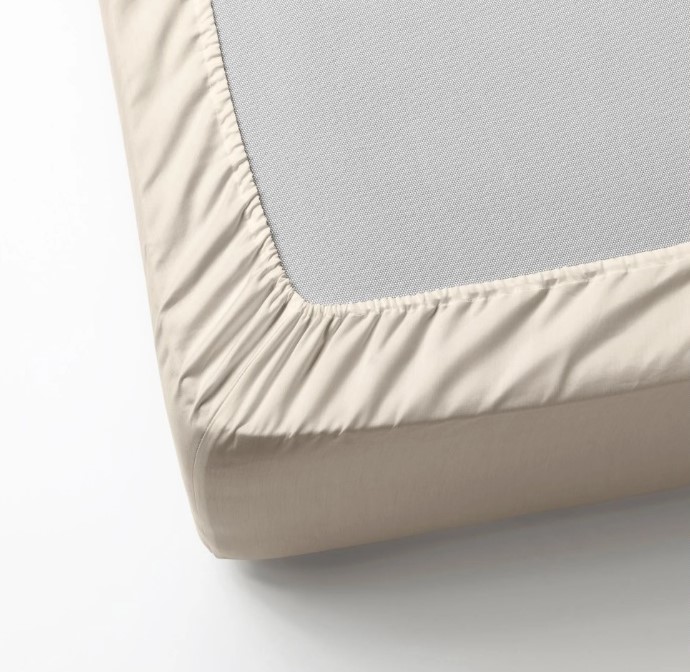 IKEA Sábana bajera /beige (160x200cm) DVALA