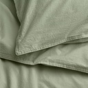 IKEA Funda nórdica+2 fundas almohada /Verde gris ÄNGSLILJA