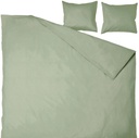 IKEA Funda nórdica+2 fundas almohada /Verde gris ÄNGSLILJA