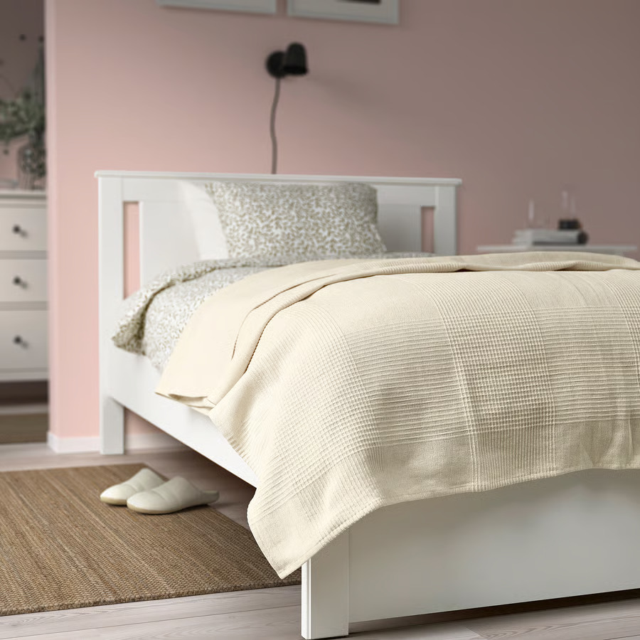 IKEA Colcha, algodón natural (150x250cm) INDIRA