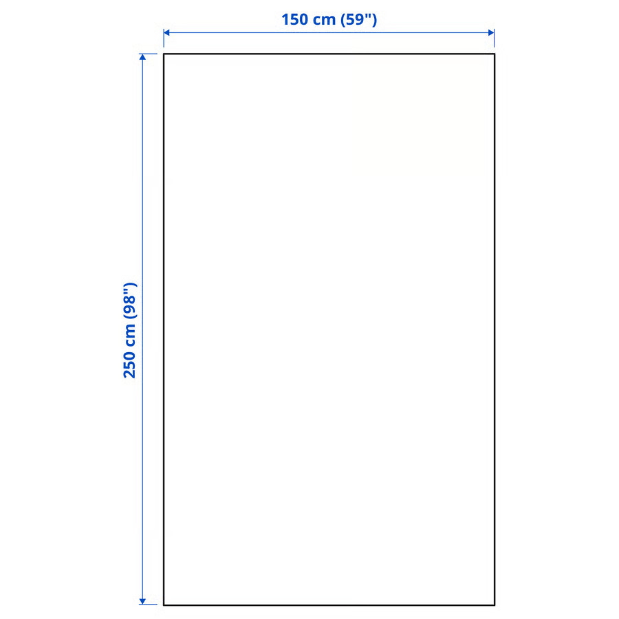 IKEA Colcha, algodón natural (150x250cm) INDIRA