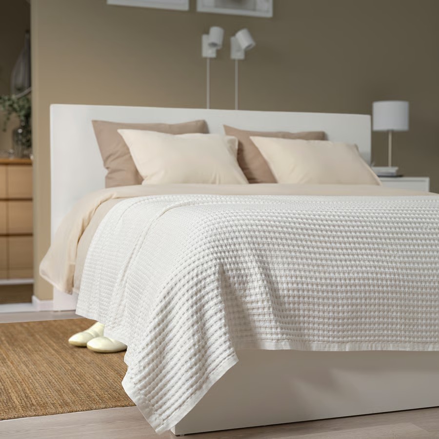 IKEA Colcha, blanca (230x250cm) PELARTUJA