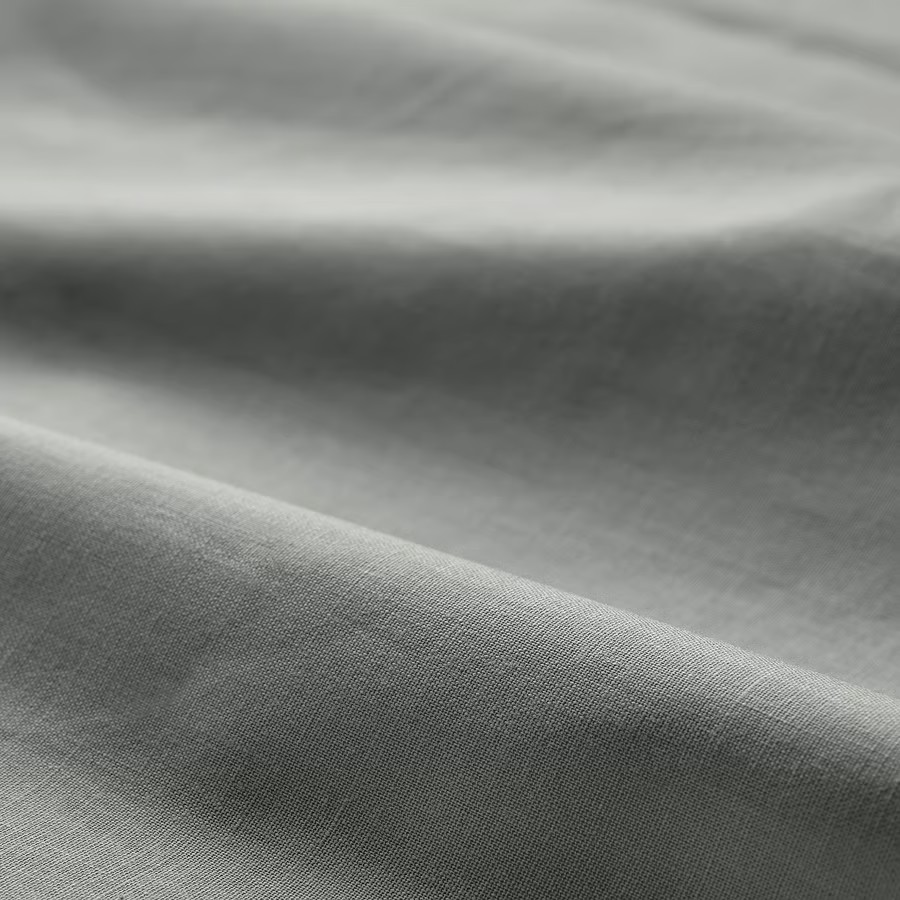 IKEA Funda P/Almohada, Gris claro /2 unidad (50x60cm) DVALA