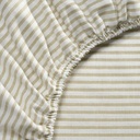 IKEA Sábana Bajera Ajustable Blanco Beige (90x200cm) SOLFIBBLA