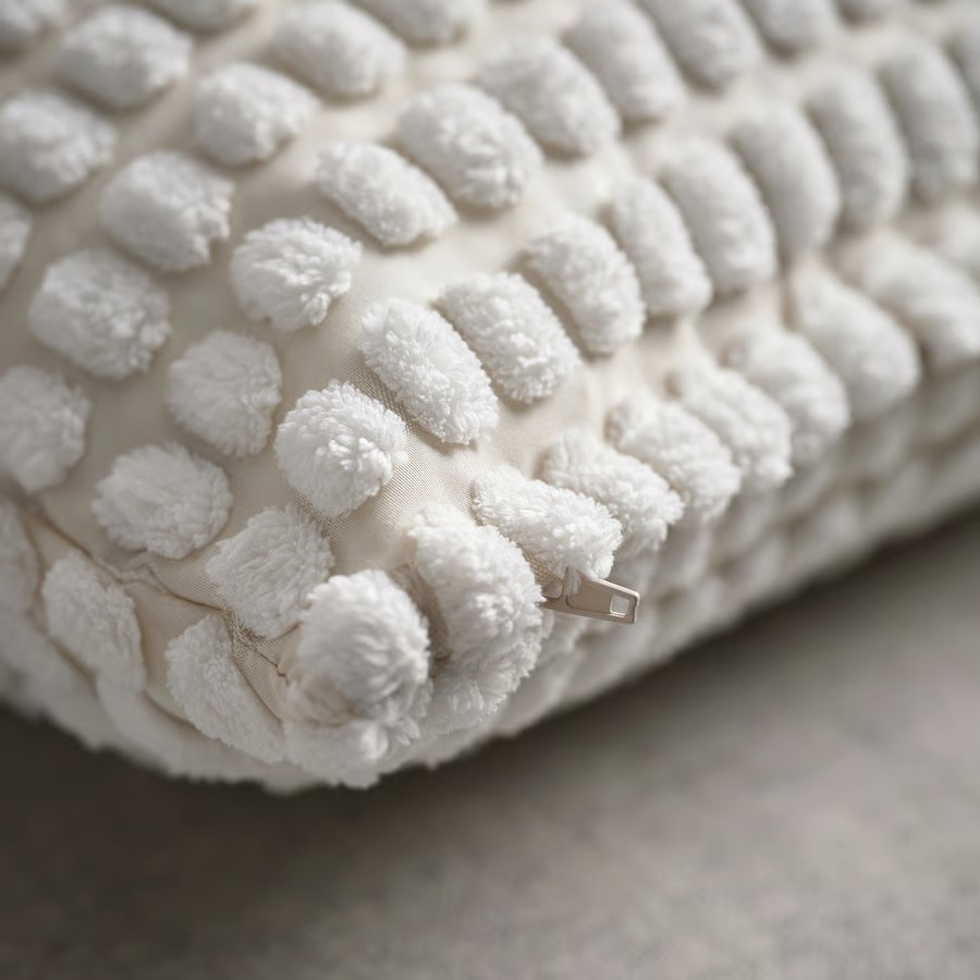 IKEA Funda de cojín, hueso (65x65cm) SVARTPOPPEL