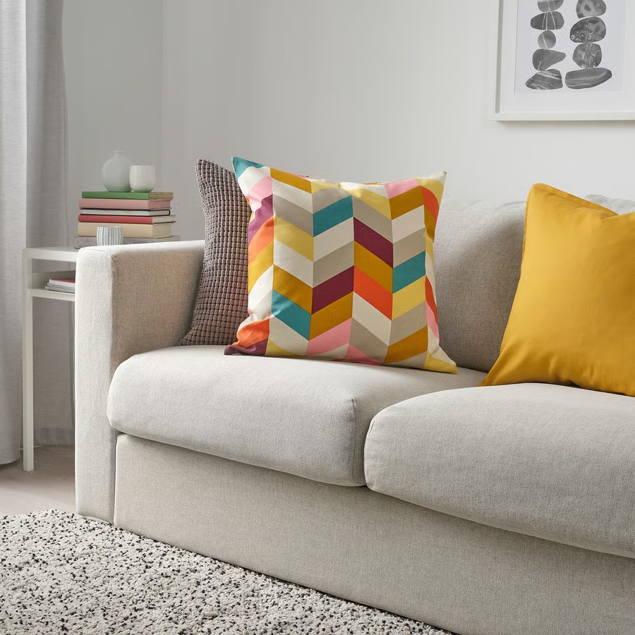 IKEA Cojín, multicolor (50x50cm) HANNELISE