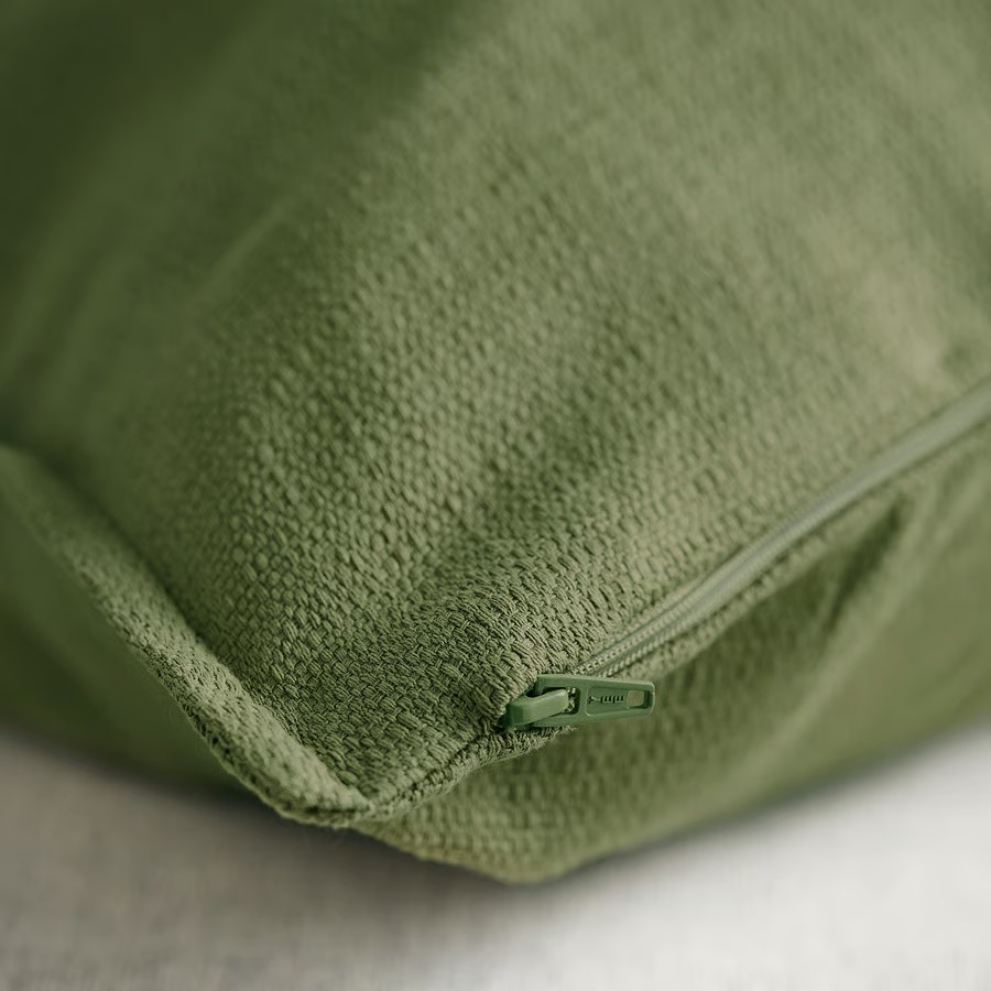 IKEA Funda de cojín, verde grisáceo (50x50cm) LAGERPOPPEL