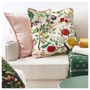 IKEA Funda de cojín, motivo floral (50x50cm) VILDPERSILJA