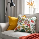 IKEA Funda de cojín, motivo floral (50x50cm) VILDPERSILJA