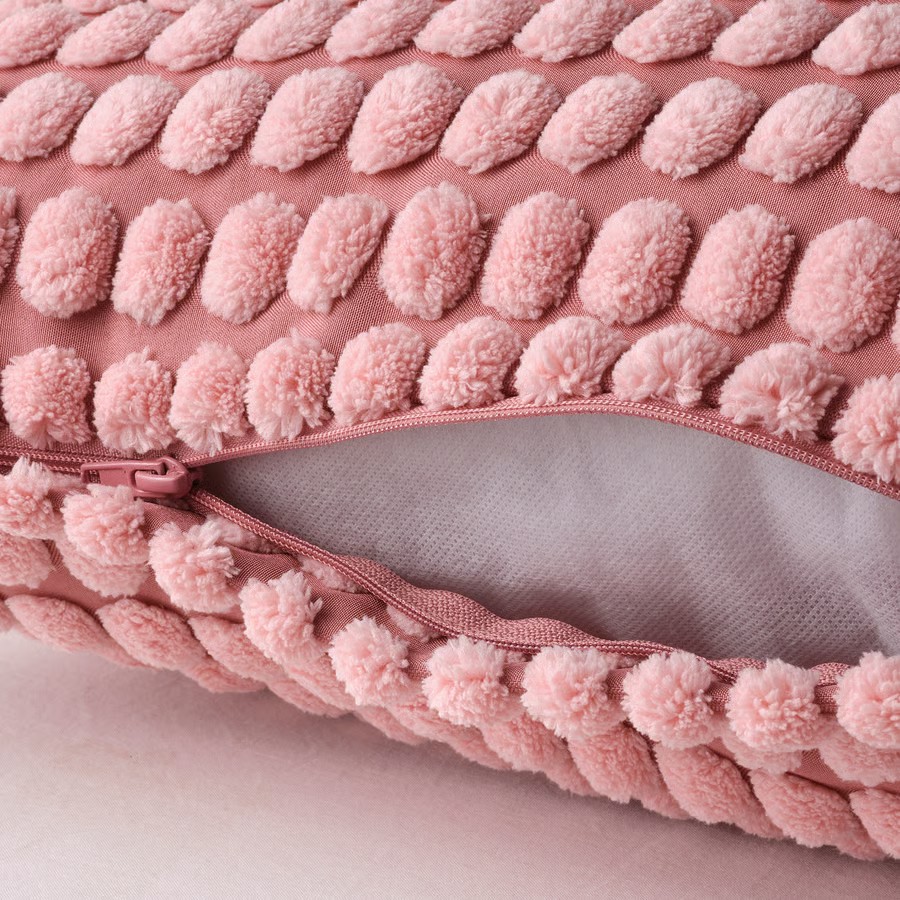 IKEA Funda de cojín, Rosa claro (50x50cm) SVARTPOPPEL