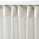 IKEA Cortina Visillo, Blanco C/Cinta de fruncir (145x300cm) ROSENROBINIA