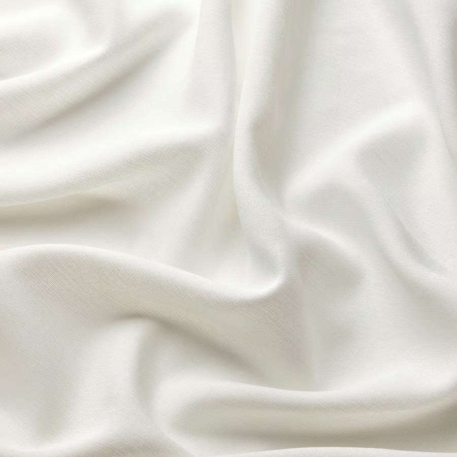 IKEA Cortina Visillo, Blanco C/Cinta de fruncir (145x300cm) ROSENROBINIA