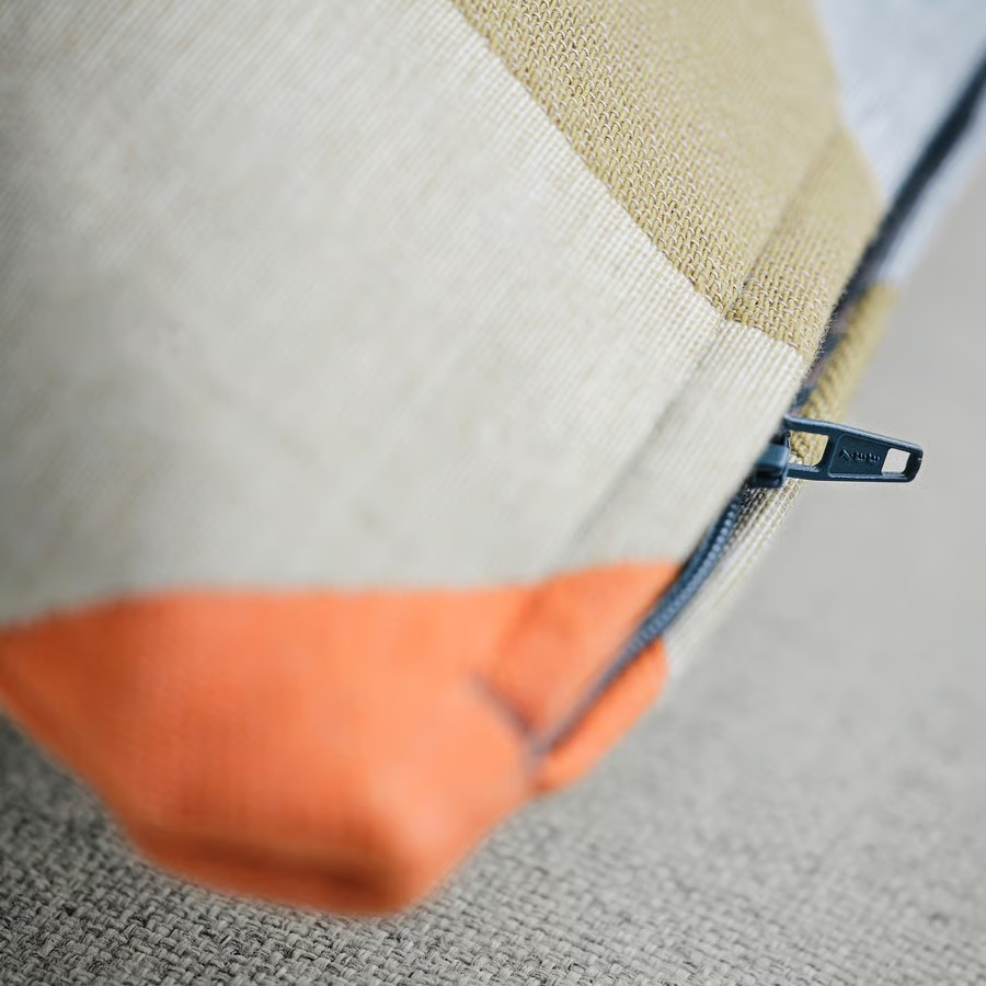 IKEA Funda de cojín, Naranja/multicolor (50x50cm) SVARTHÖ