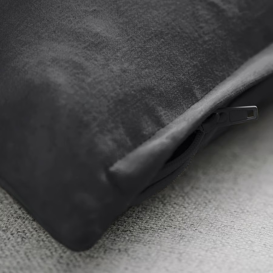 IKEA Funda de cojín, Gris oscuro (50x50cm) SANELA