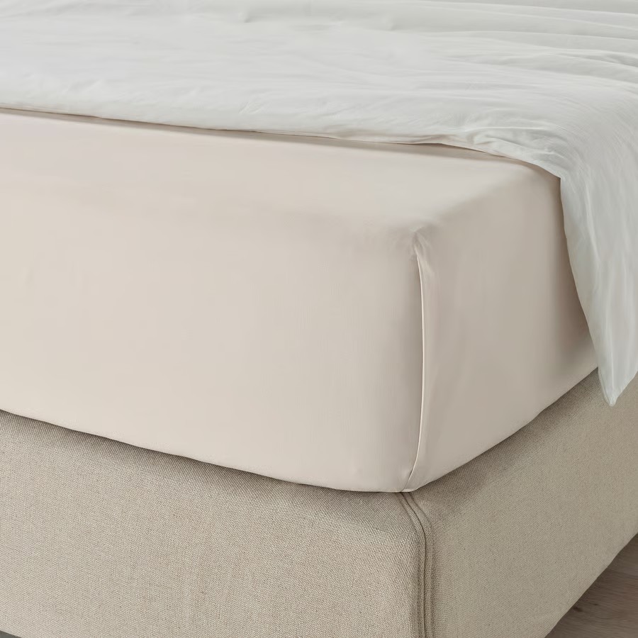 IKEA Sábana beige (150x260cm) DVALA